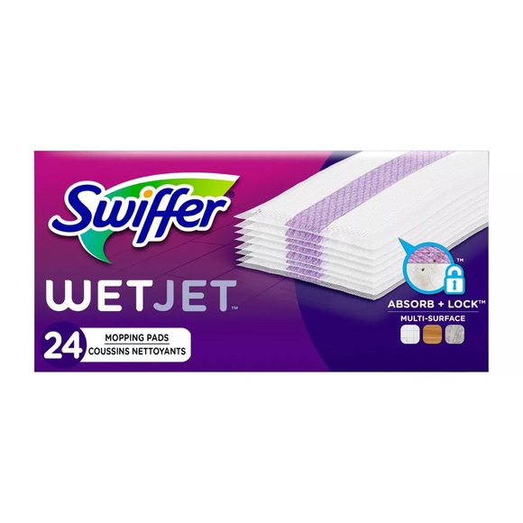 Swiffer Other - Swiffer WetJet Multi-Surface Floor Cleaner Mopping Pads Refill, 24 count, NIB